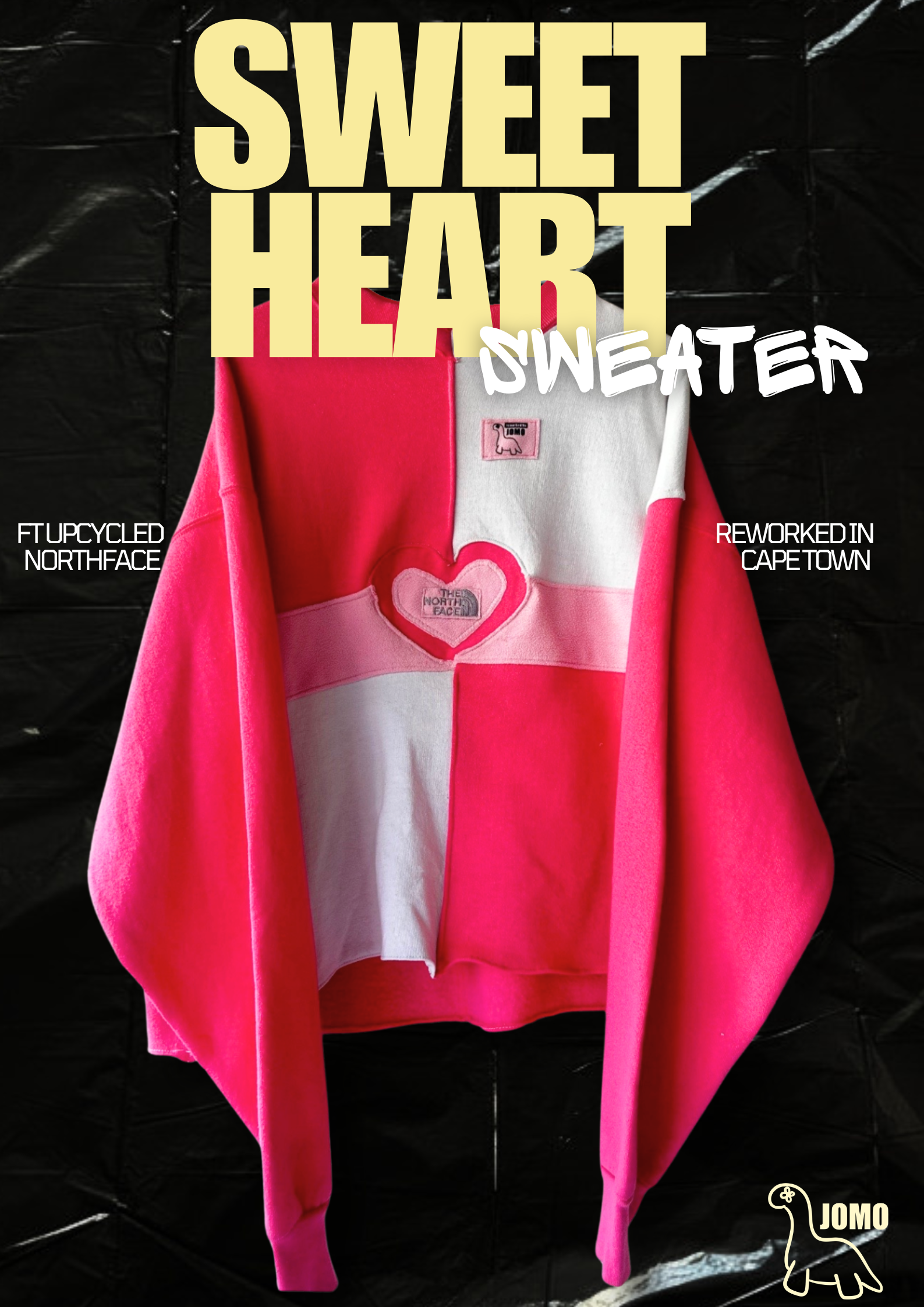 'THE SWEETHEART SWEATER' Upcycled by JOMO Cape Town