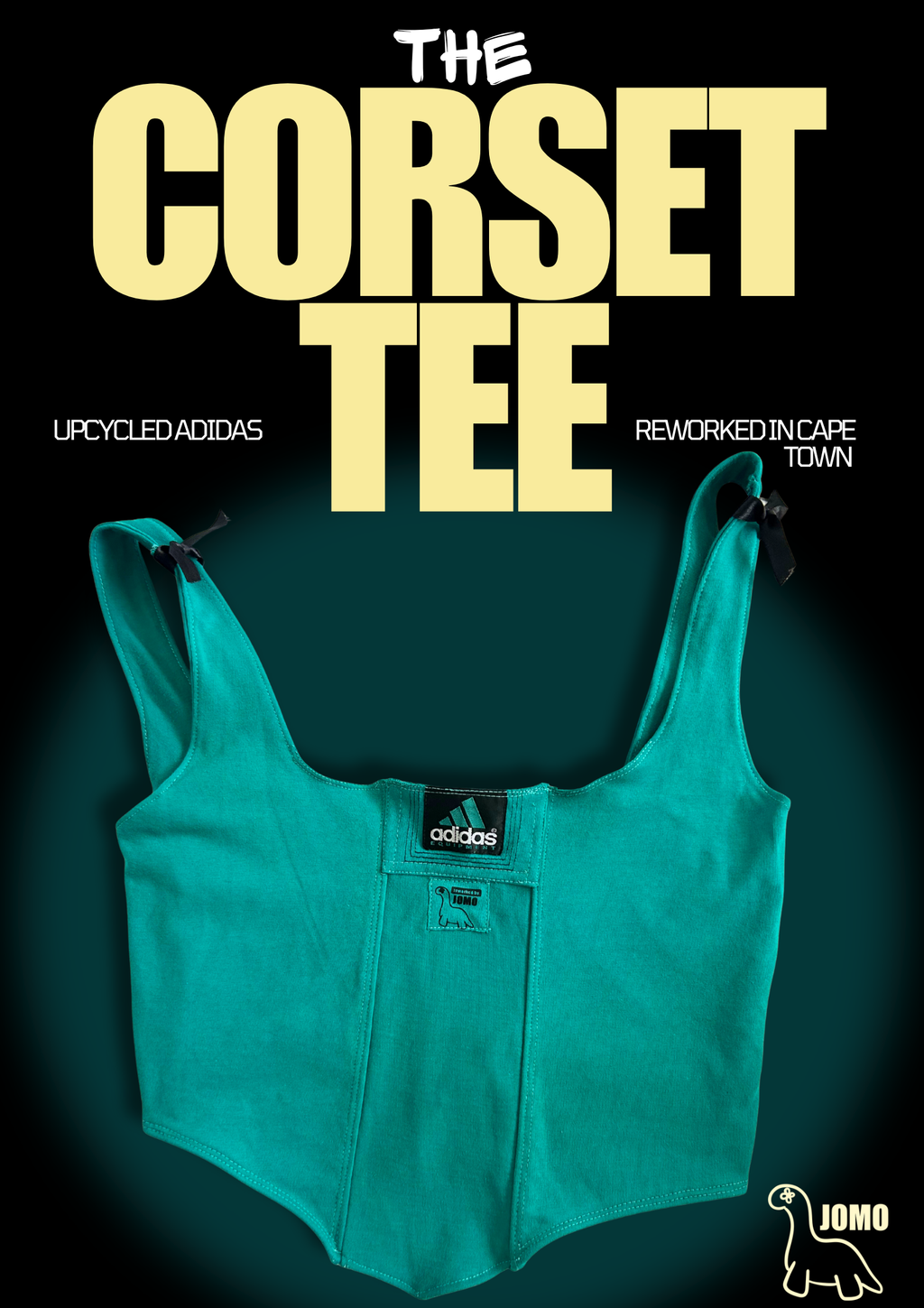 'THE CORSET TEE' Upcycled Corset Top by JOMO Cape Town