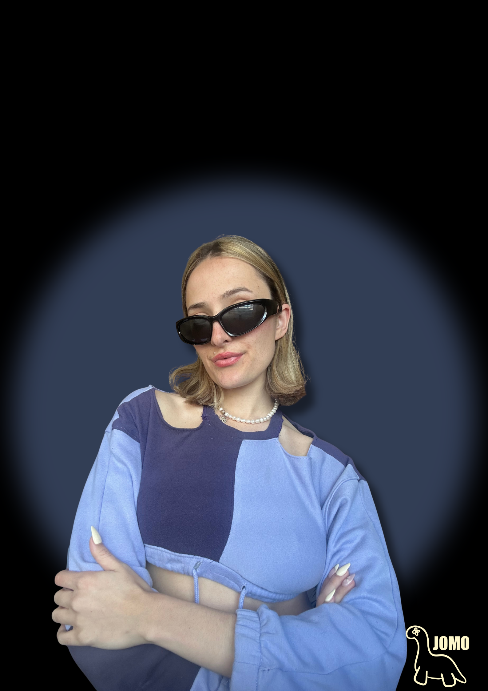 'CONTRAST CROP' Upcycled by JOMO Cape Town