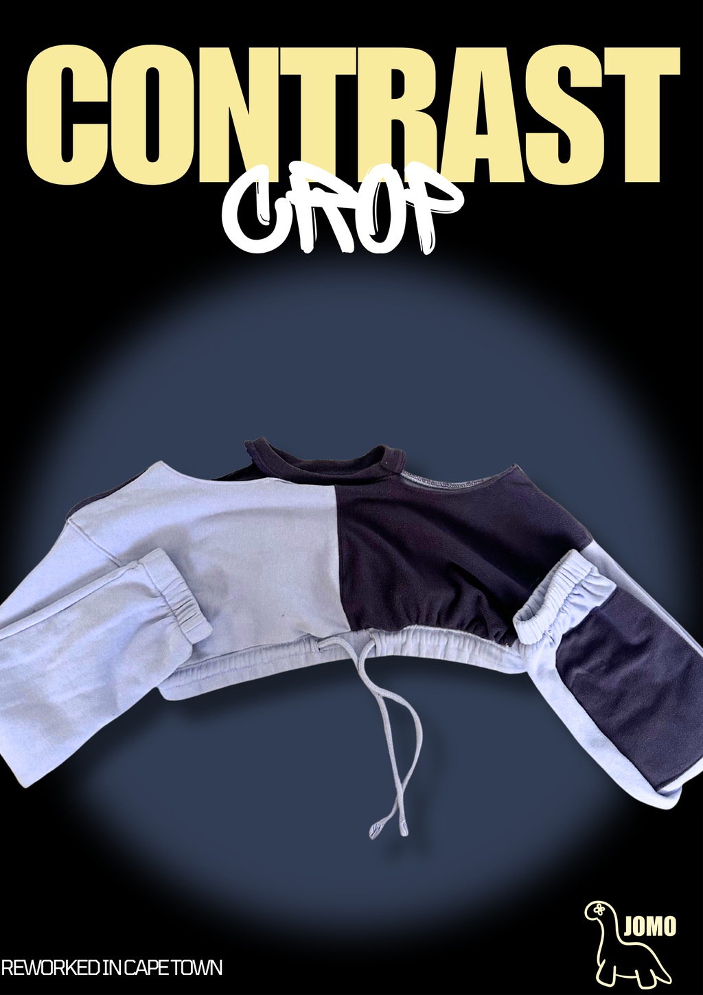 'CONTRAST CROP' Upcycled by JOMO Cape Town