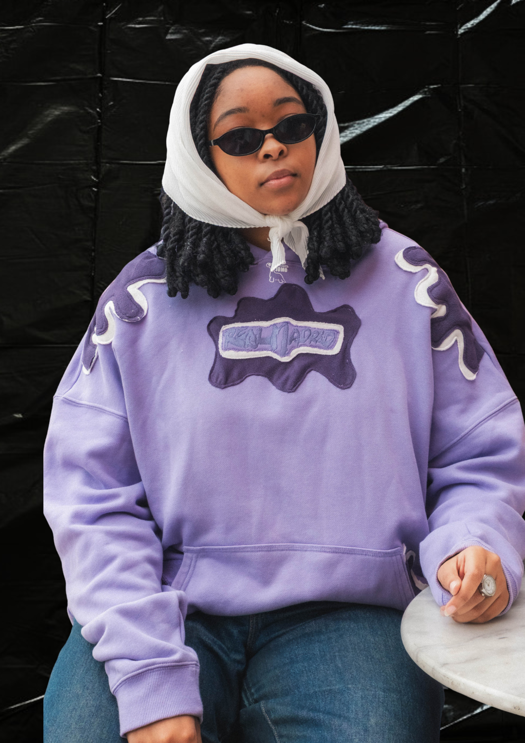 'THE SCRIBBLE' Upcycled Hoodie by JOMO Cape Town
