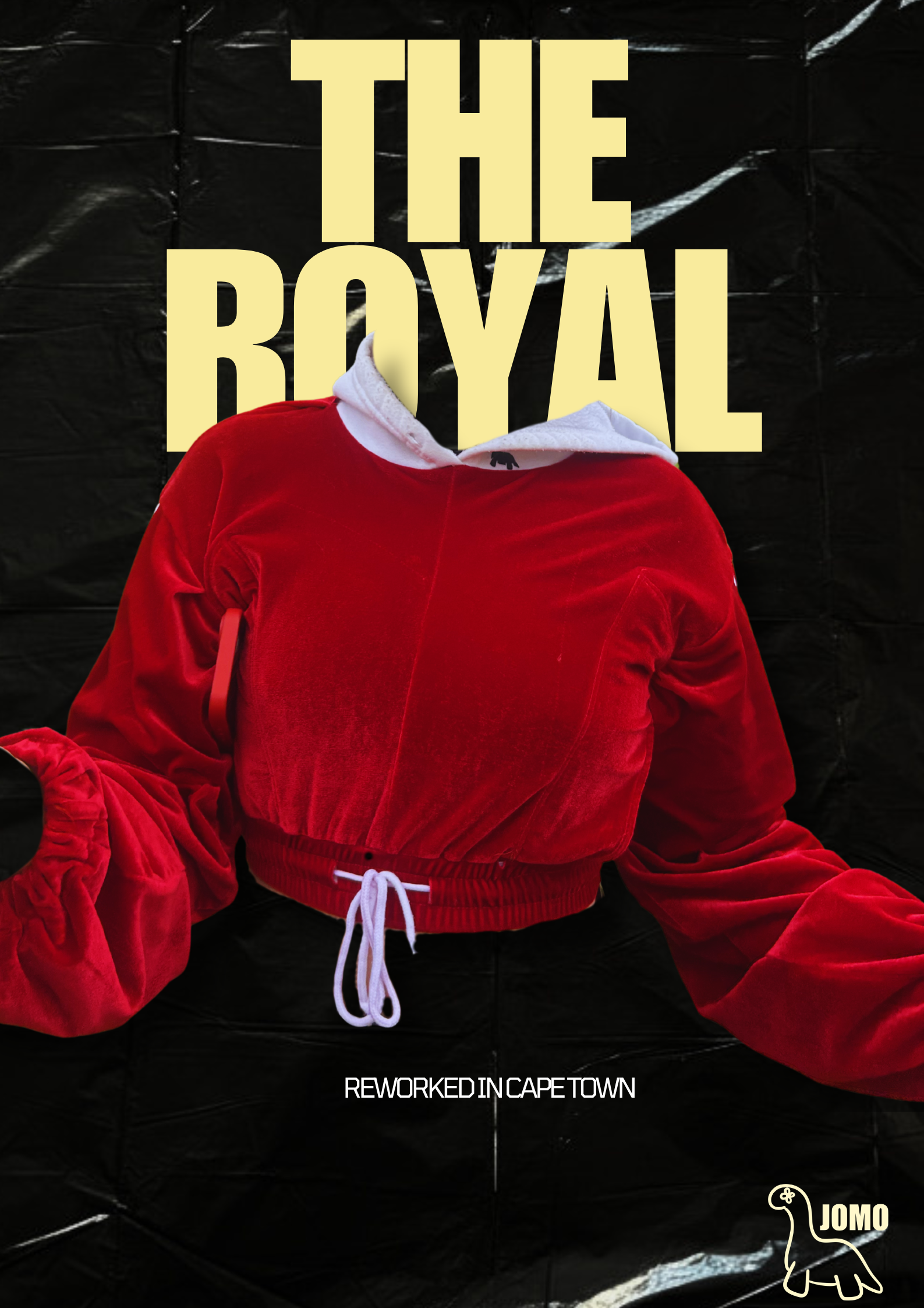 'THE ROYAL' Cropped Hoodie