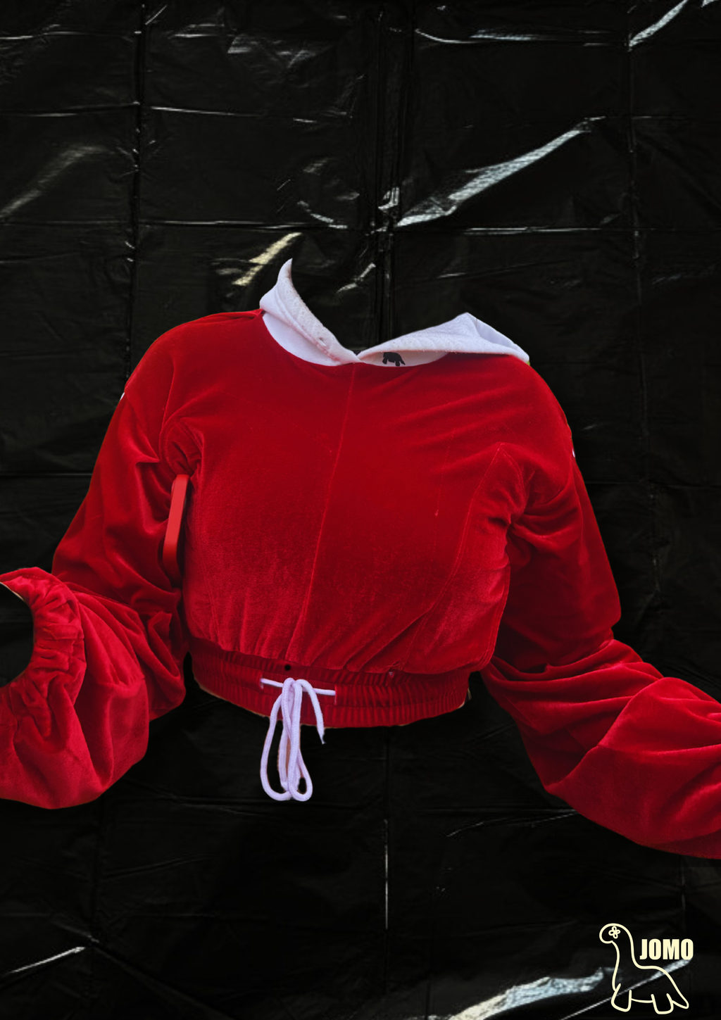 'THE ROYAL' Cropped Hoodie