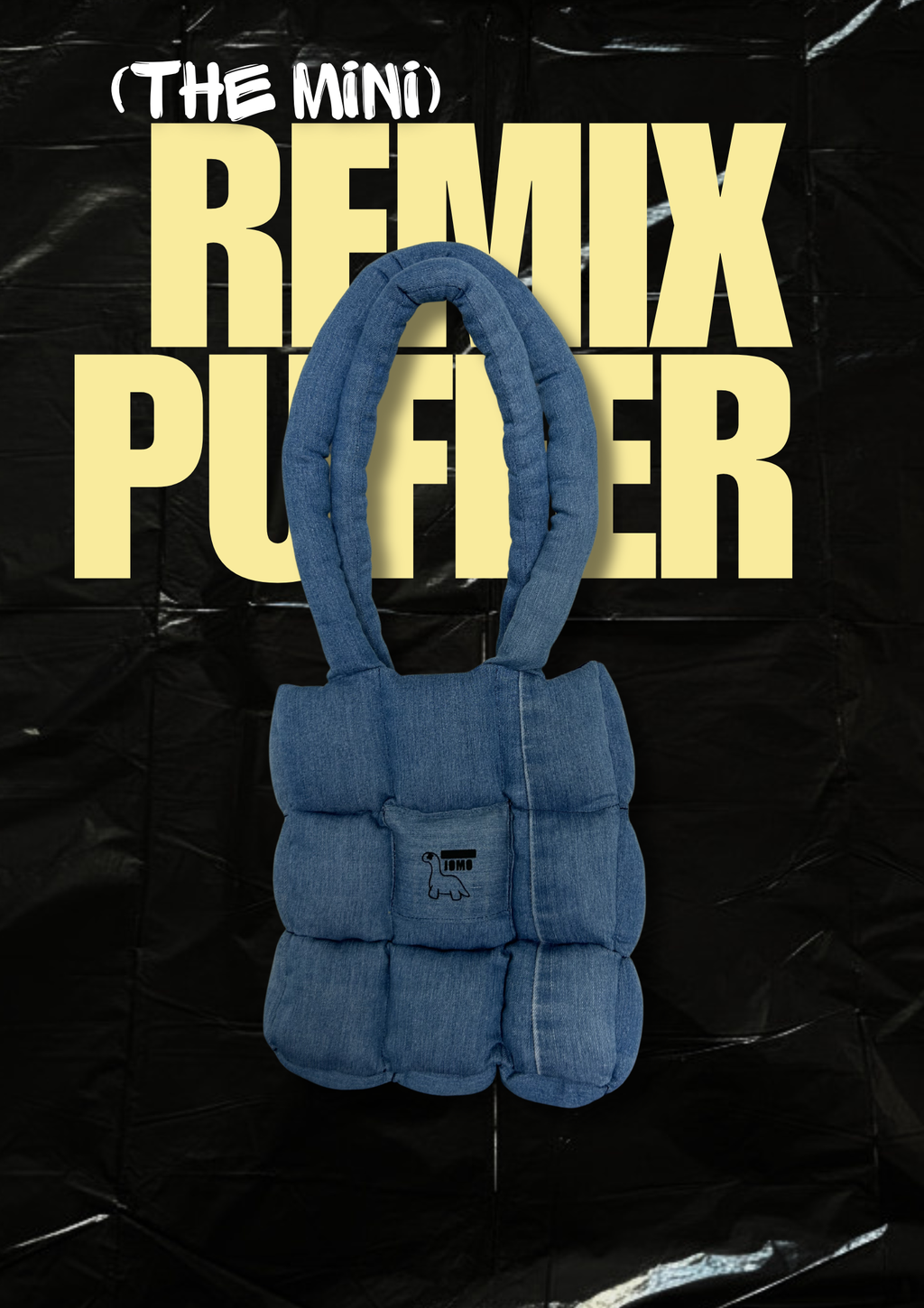 The Mini Remix Puffer True Blue | Black Interior