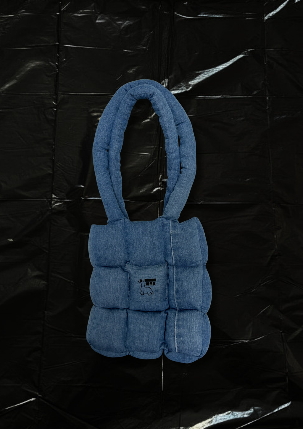 The Mini Remix Puffer True Blue | Black Interior