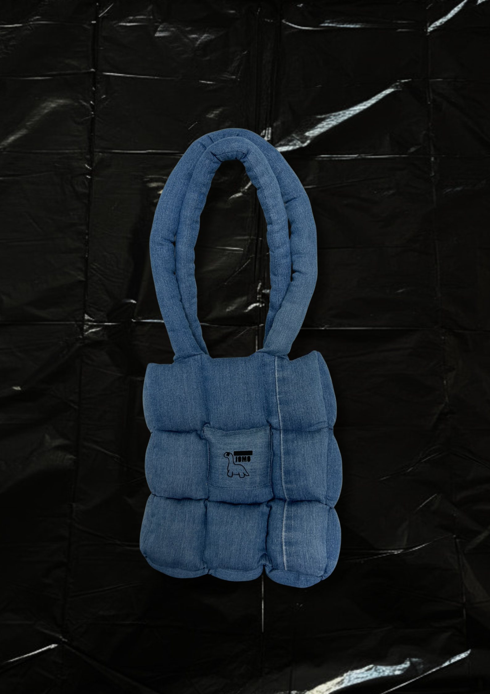 The Mini Remix Puffer True Blue | Black Interior