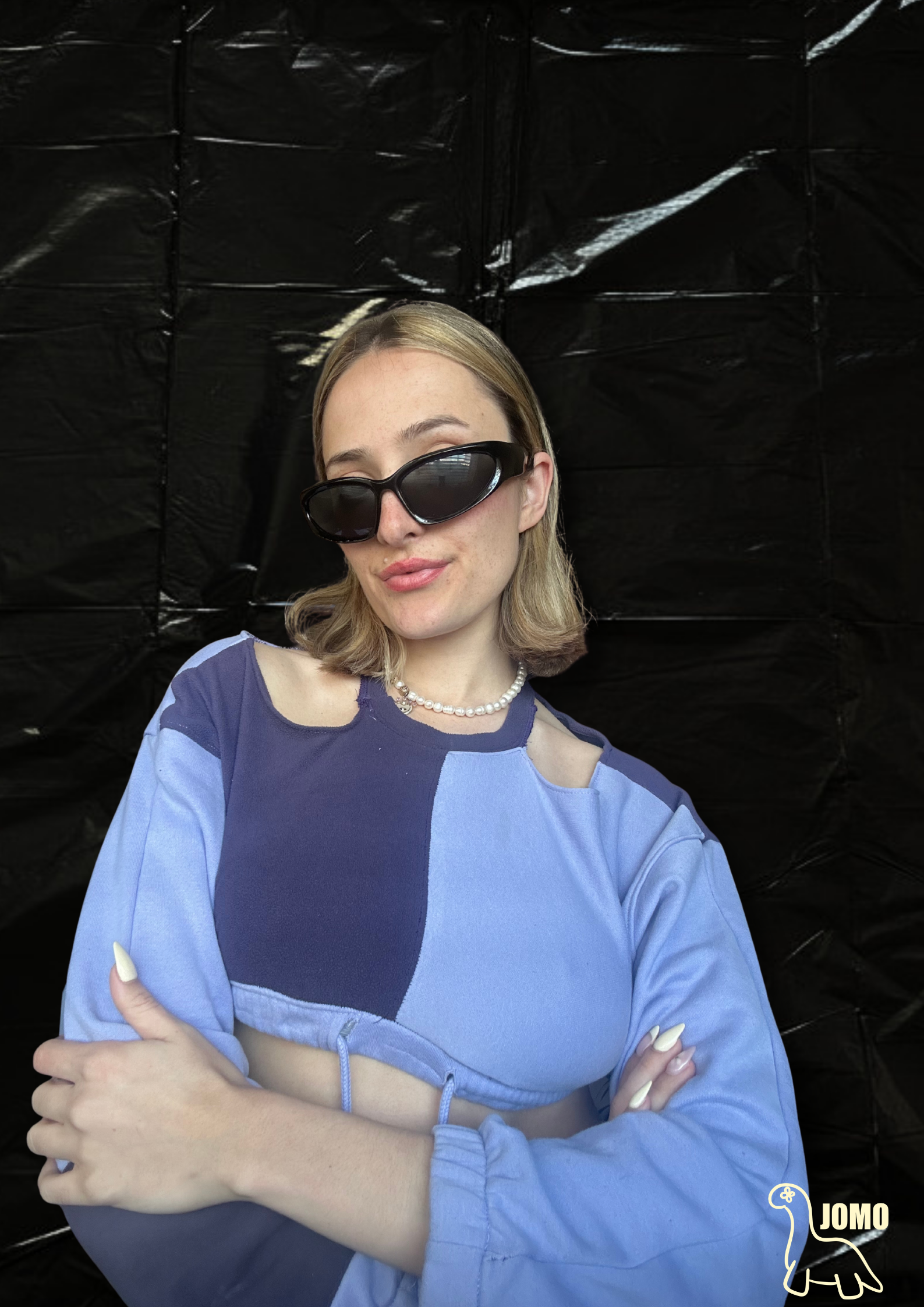 'CONTRAST CROP' Upcycled by JOMO Cape Town