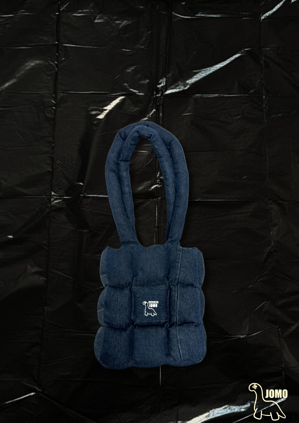'THE MINI REMIX PUFFER' Indigo | Black Interior