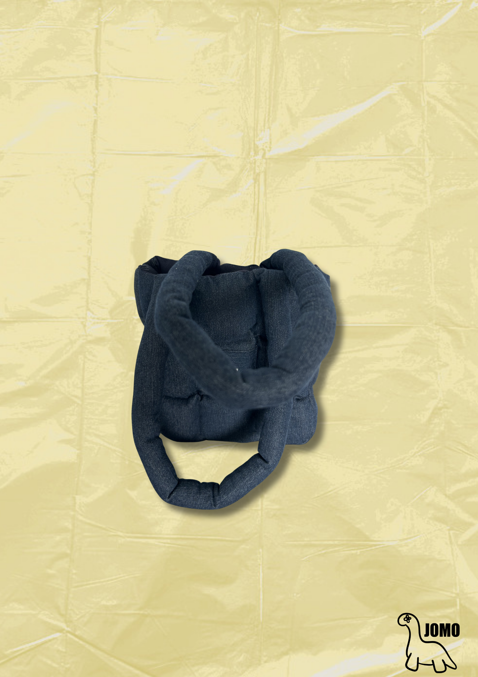 'THE MINI REMIX PUFFER' Indigo | Black Interior