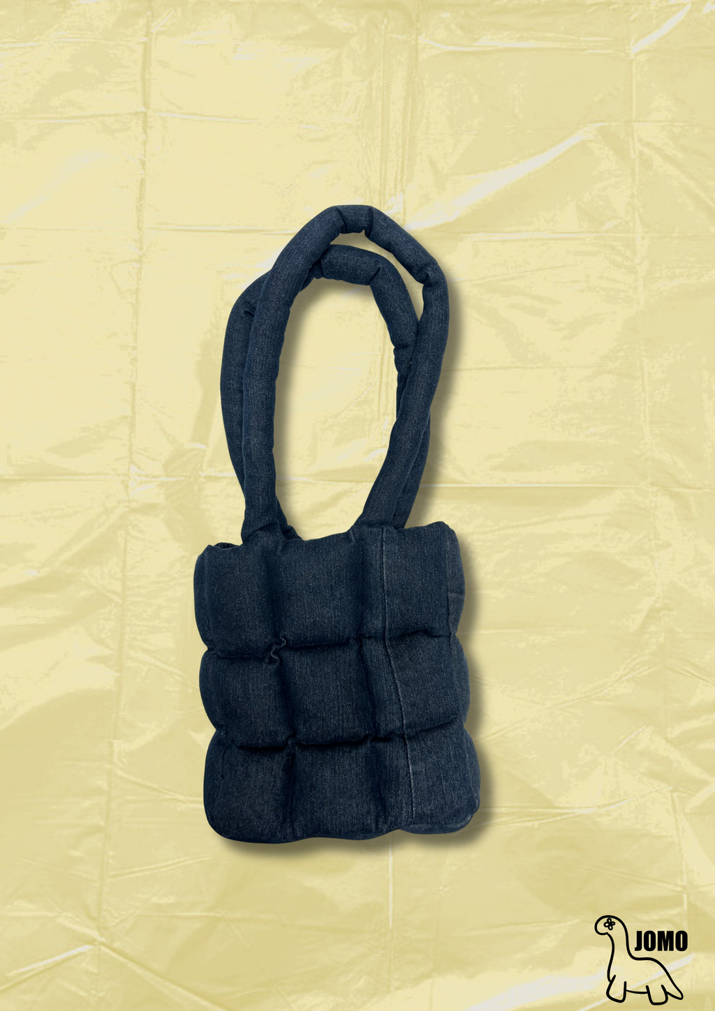 'THE MINI REMIX PUFFER' Indigo | Black Interior