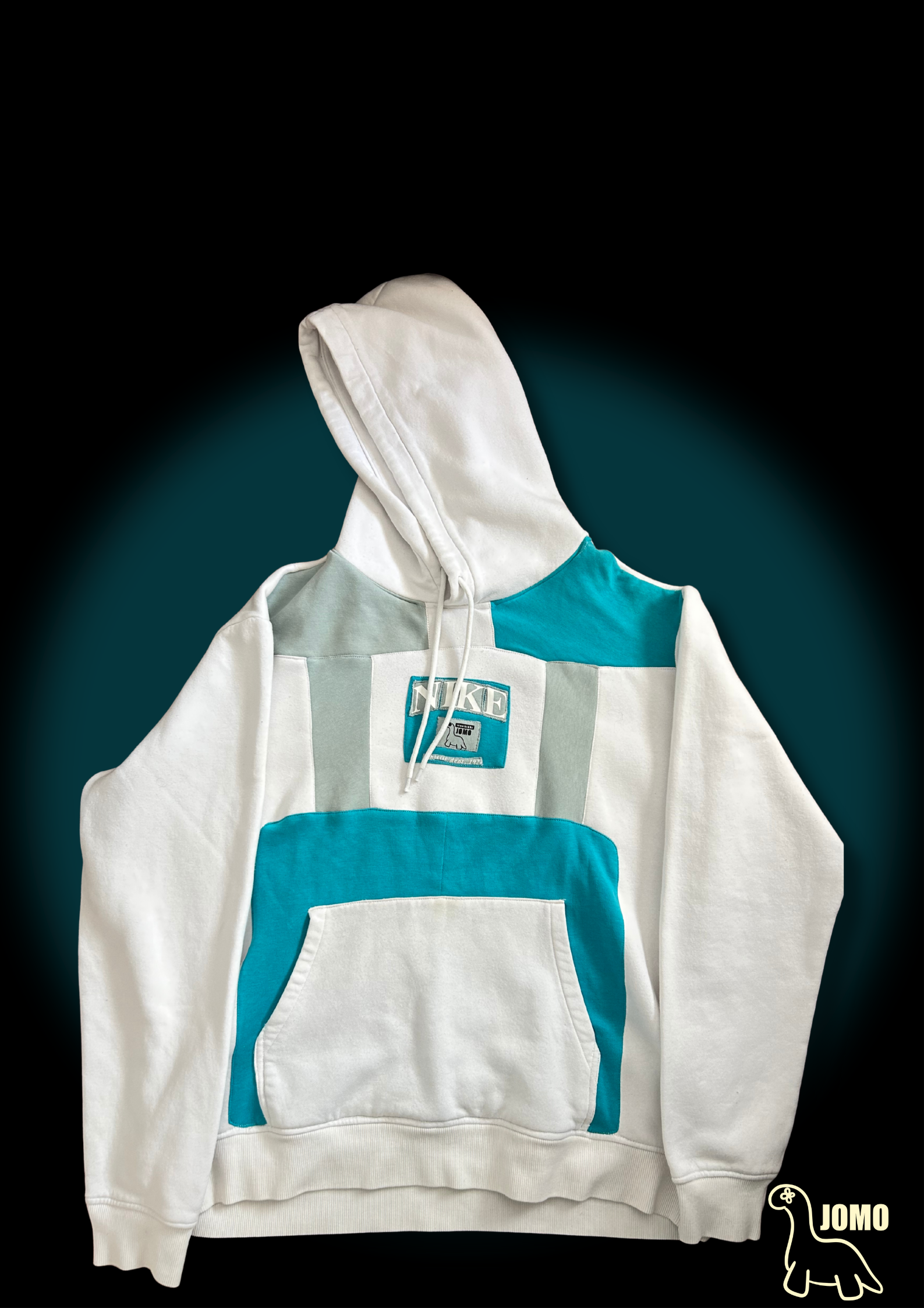 'THE COLLAGE' Upcycled Hoodie by JOMO Cape Town