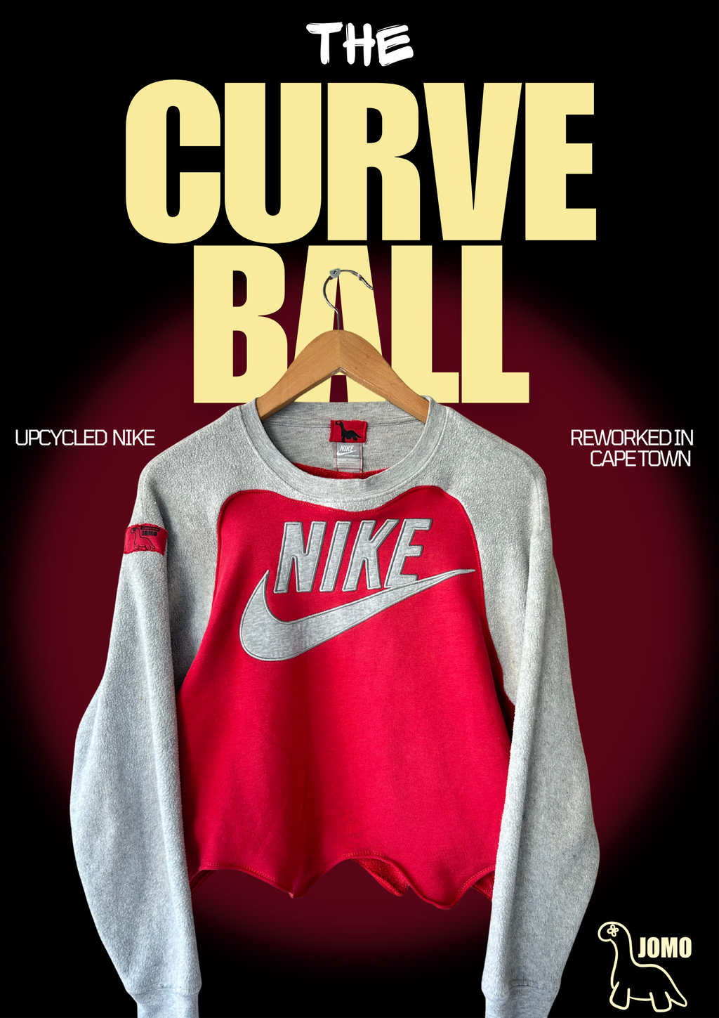 'THE CURVE BALL' Upcycled Sweater by JOMO Cape Town