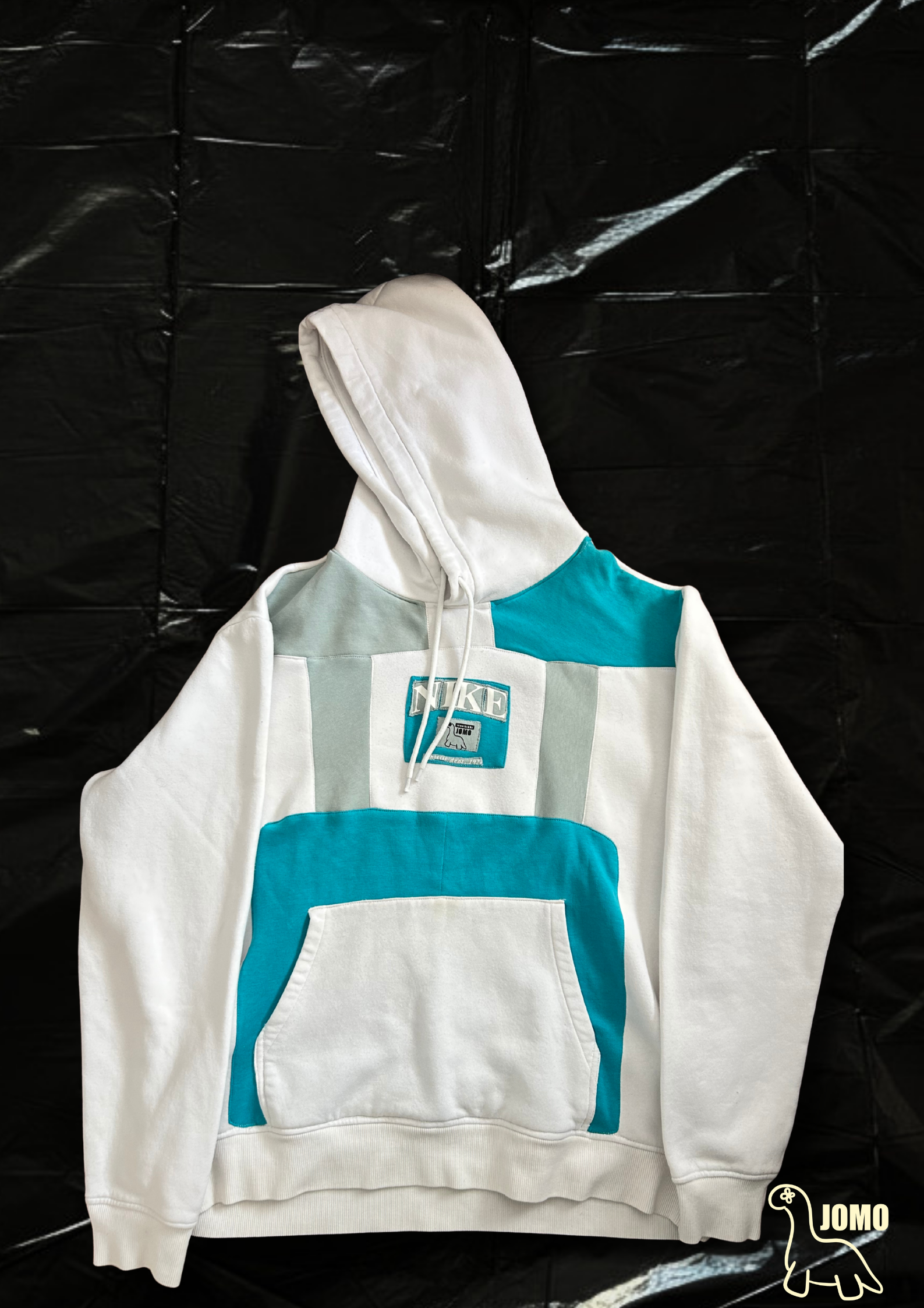 'THE COLLAGE' Upcycled Hoodie by JOMO Cape Town