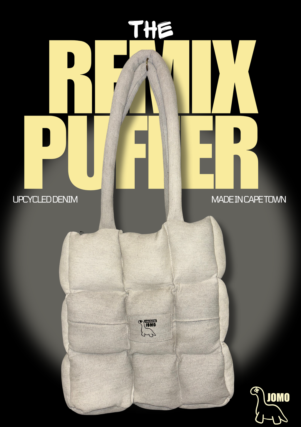 'THE REMIX PUFFER' UPCYCLED BY JOMO CAPE TOWN