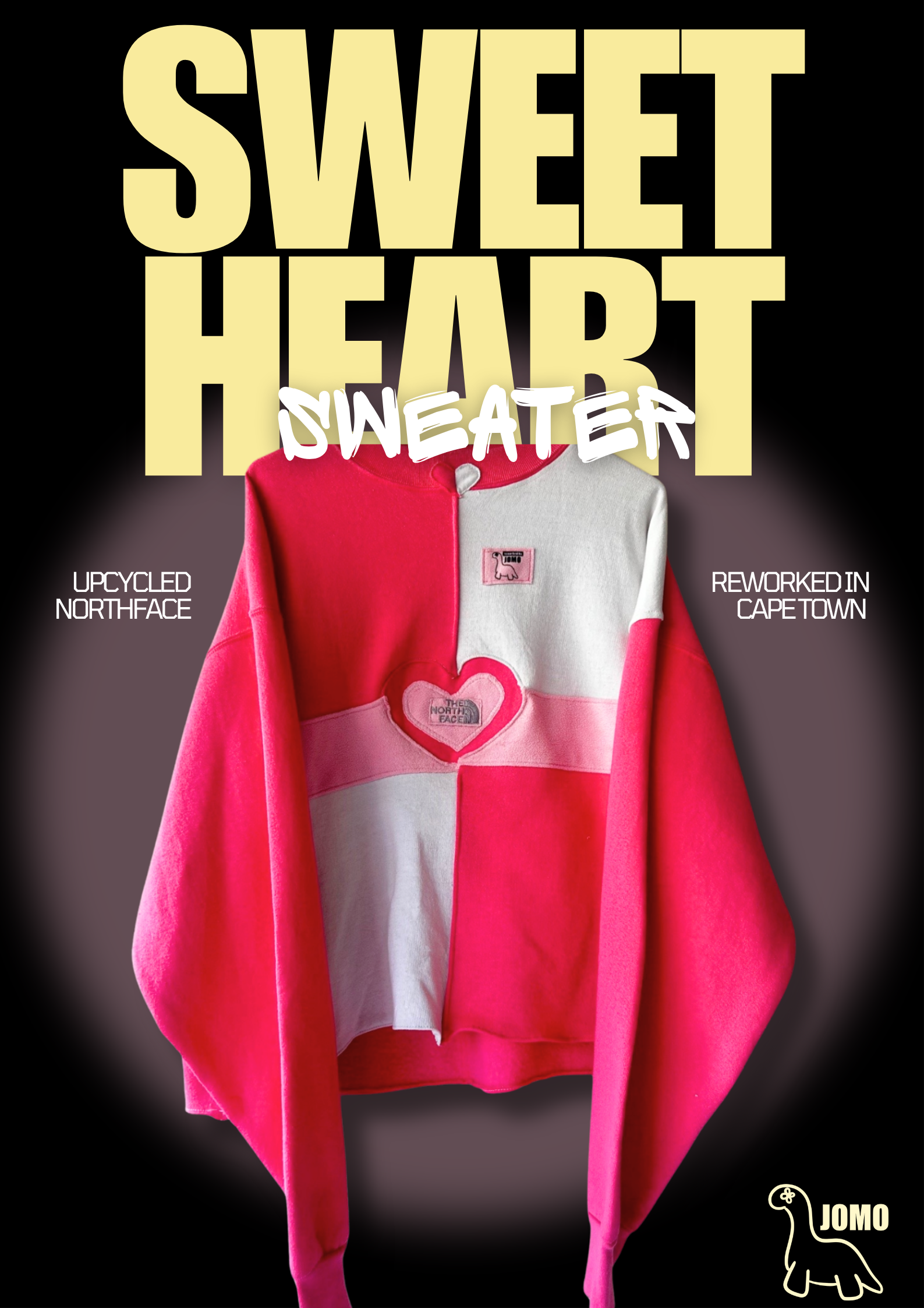 'THE SWEETHEART SWEATER' Upcycled by JOMO Cape Town
