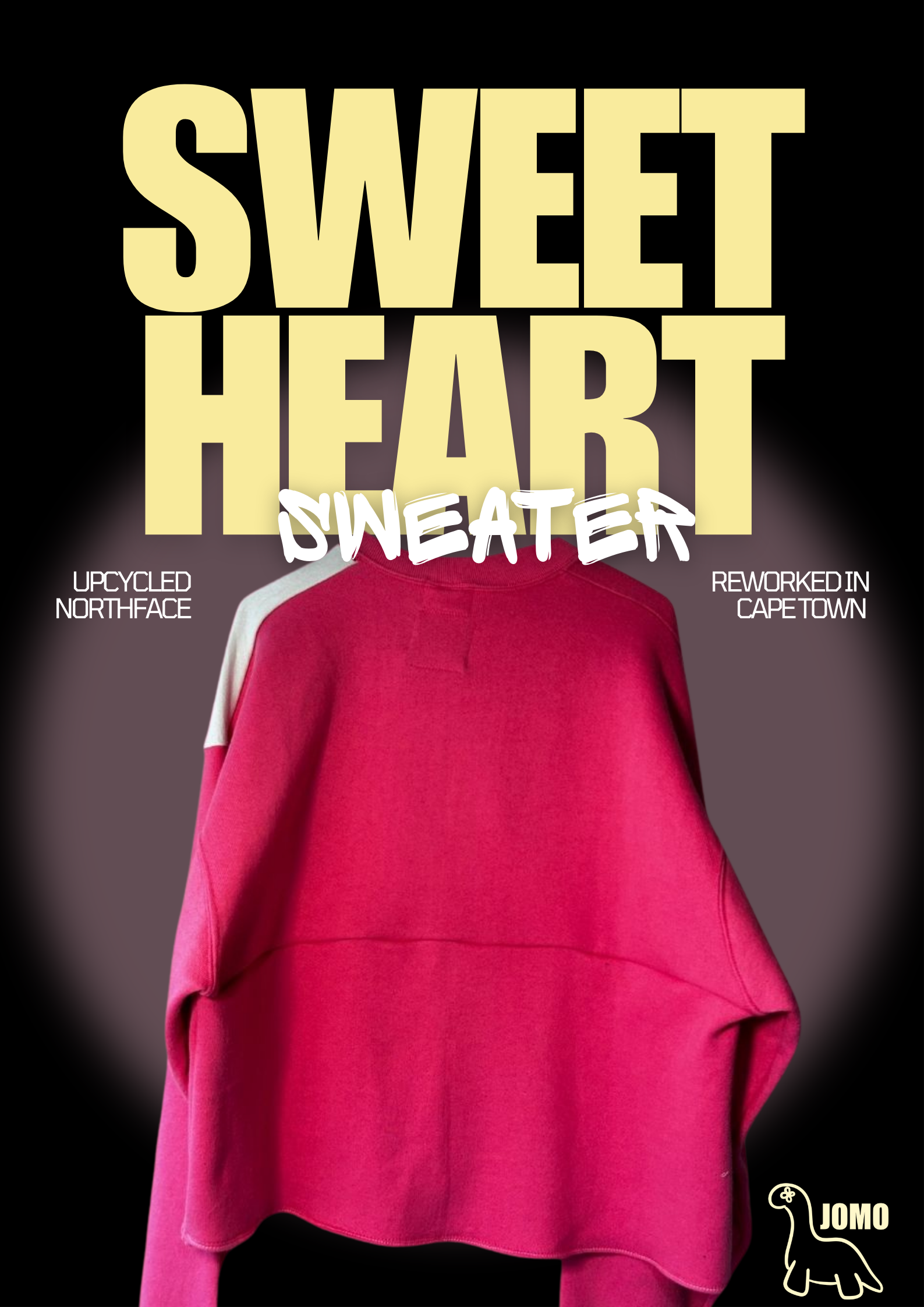 'THE SWEETHEART SWEATER' Upcycled by JOMO Cape Town