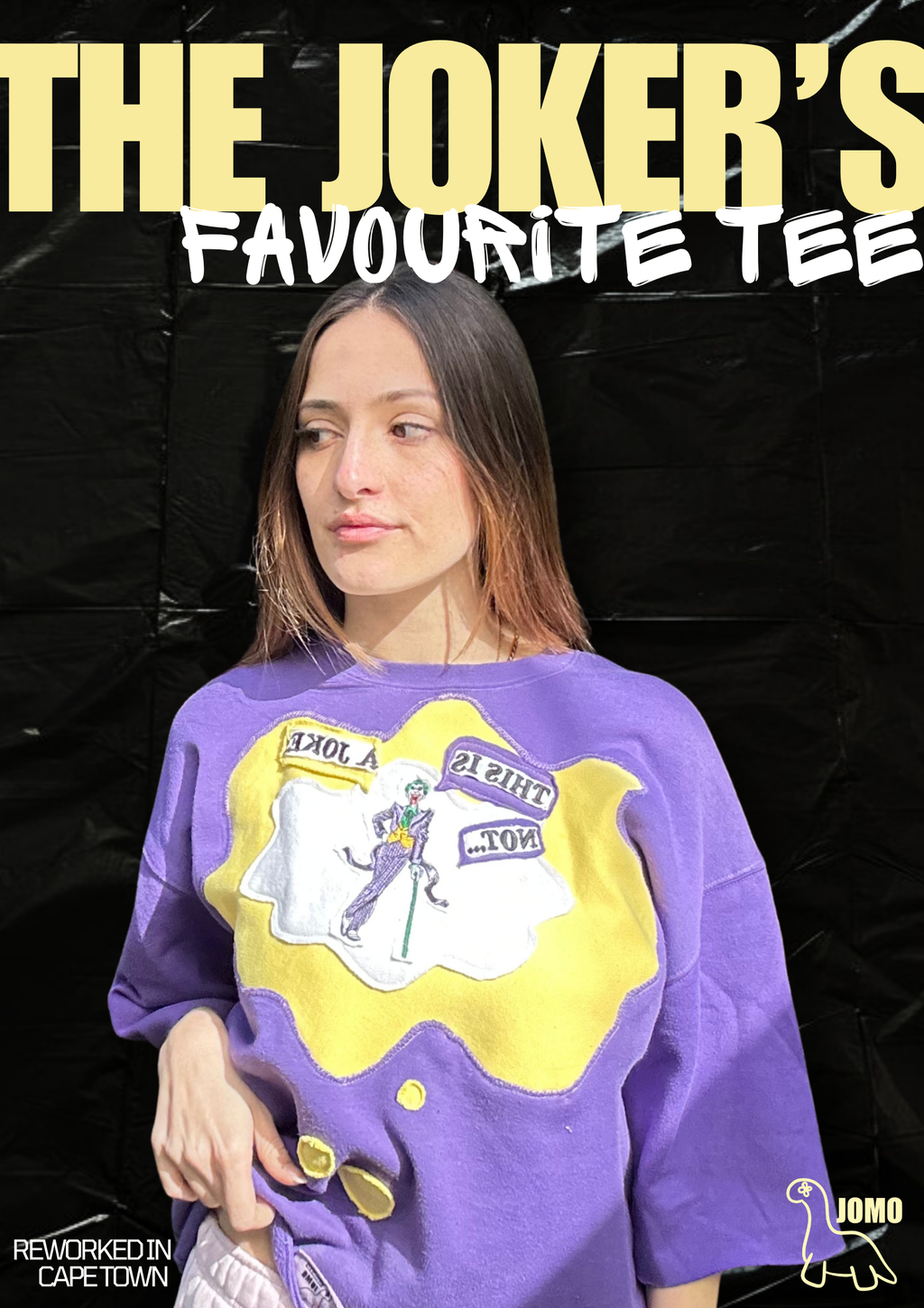 'THE JOKER'S FAVOURITE TEE' Upcycled by JOMO Cape Town