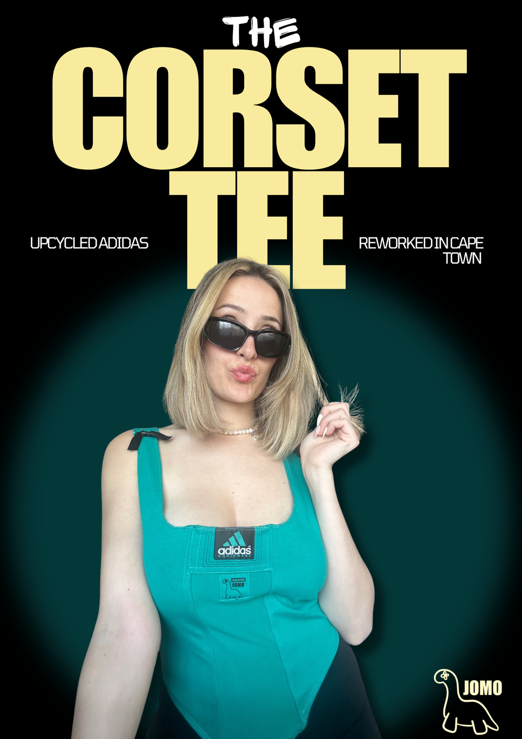 'THE CORSET TEE' Upcycled Corset Top by JOMO Cape Town