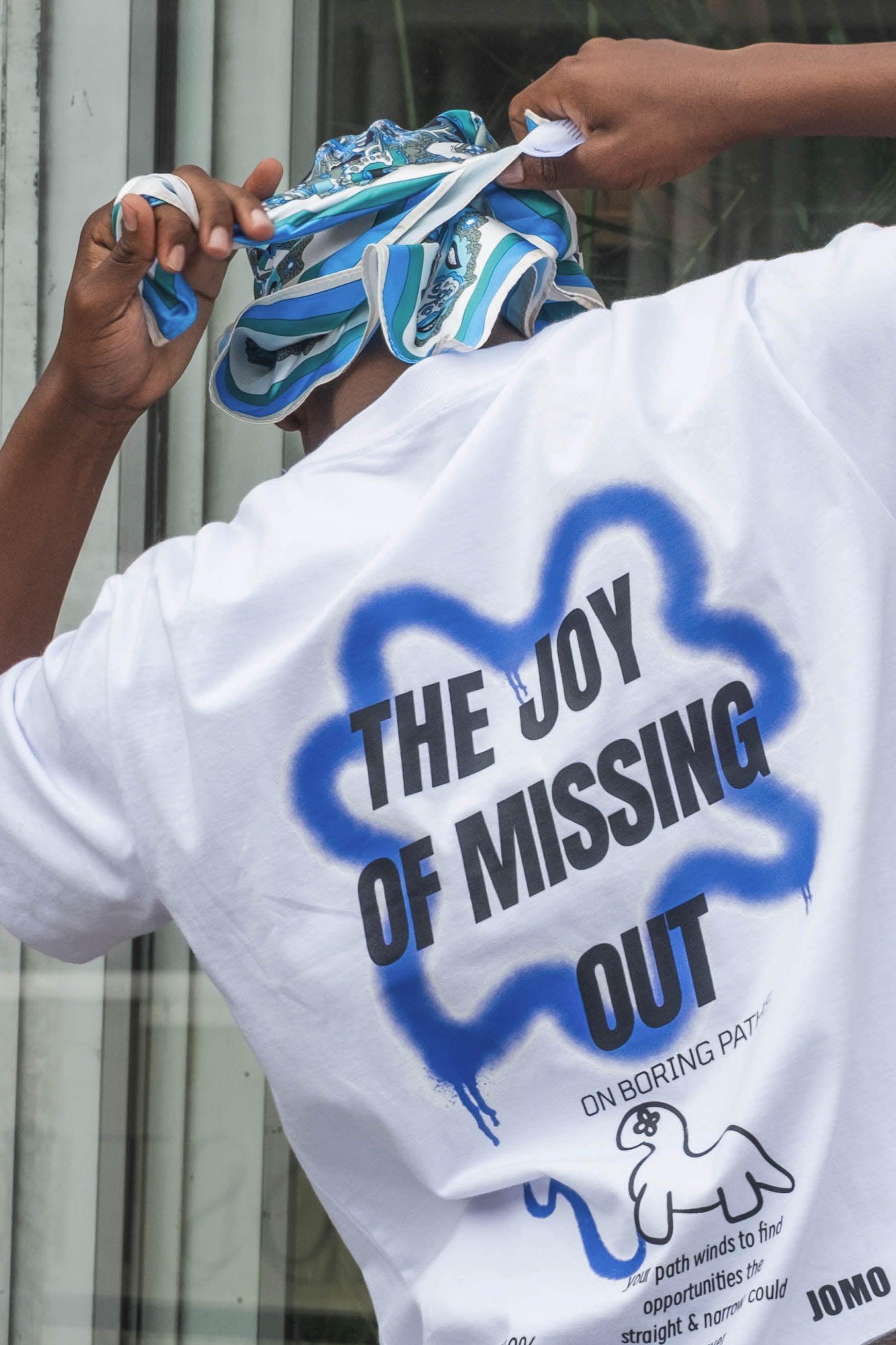 Home-Grown Manifesto Tee Blue